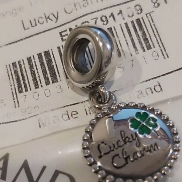 Authentic PANDORA Sterling Lucky Charms Dangle Charm ENG791169_81 USA EXCL - Picture 2 of 7